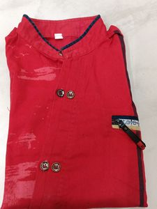 Full Sleeves Red Shirt