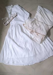 White Embroidered Dress