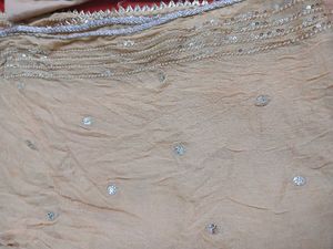 Beautiful Tan Suit Set With Dupatta