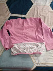 Cute Pink woolen Top