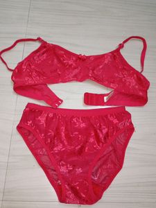 👙Red ❤ Bra With Pantie Set👙