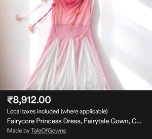 Pink Floral Embellished Dress