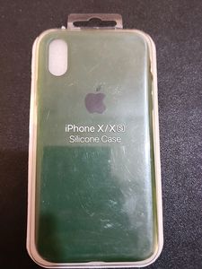 APPLE Original Green Silicone Case For iPhone X/Xs