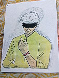 Gojo Anime Sketch