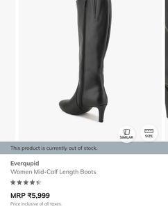 Black high long boots