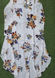 Floral Print Blouse With Tag