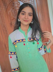 Green kurta !