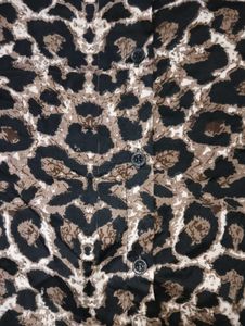 Leopard Print Crop shirt