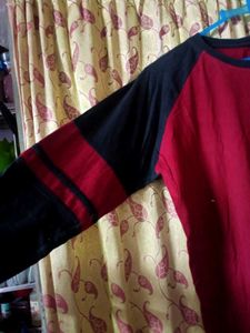 Red &amp; Black Long Sleeve T-Shirt