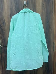 Oversize Sea Green Shirt