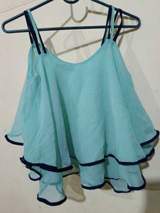 Cute Blue Tank Top