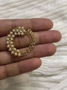 Pearl Hoop Earrings