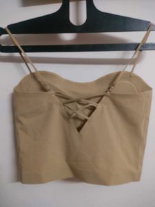 Beige Color seamless bralette