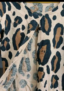 Chetah Print Cardigan