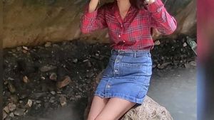 ​Denim Mini Skirt
