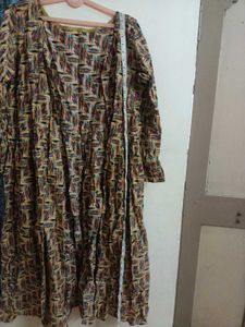 Printed Long Dress