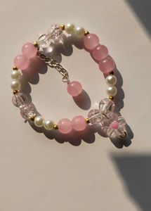 Pink Beaded Bracelet
