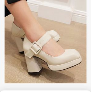 Chunky Platform Mary Janes