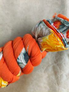 Orange Braided Headband