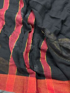 Elegant Black Saree