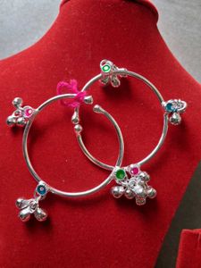 Silver Anklets 1 To 3 Years