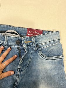 Men’s Washed Blue Jeans