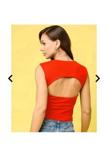 Red Sweetheart Top