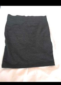 Gray Mini Skirt