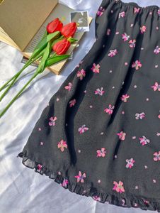Y2k Mid Rise Floral Skirt