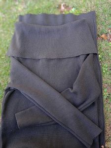 Chic Black Bodycon Dress for winter