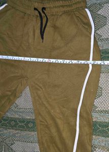 Olive Green Track Pants