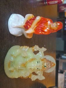 Sai Baba & Ganesha Idol Set