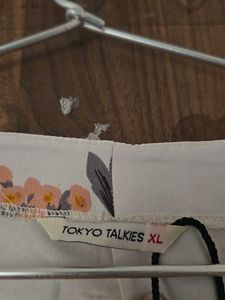 Tokyo Talkies Floral White Frock