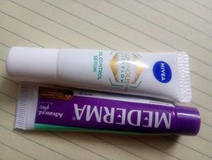 Nivea Serum &amp; Mederma Scar Gel