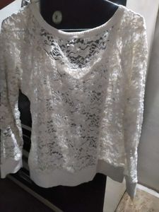 White Lace Top