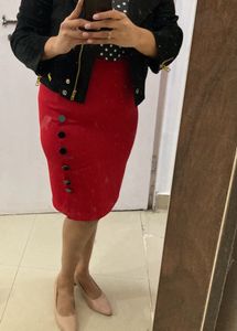 Brand New Red Hot Skirt