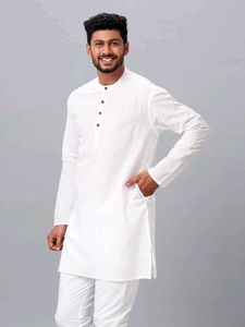 Men's White Kurta