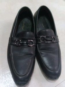Black Leather Loafers