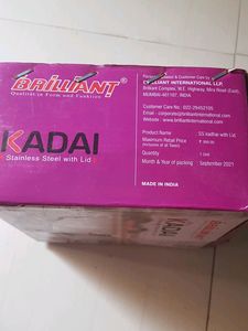 Kadai Stainless Steel With Lid