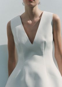 Zara White Peplum Top