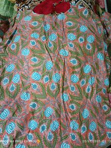 Floral Print Kurta Pant Set