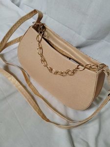 Gold Shimmery Sling Bag