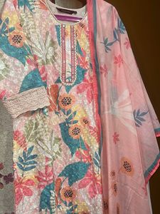 Sangria Floral Chikankari Kurta Sets