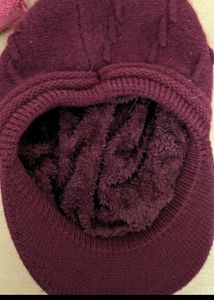 Winter Beanie Warm Wool Unisex Fur Cap/Hat