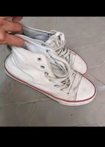 White Converse Sneakers