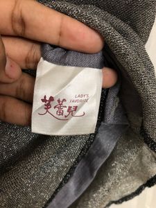 Tenzyal Grey Short Sleeve Top