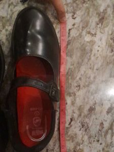Bata Black School Shoes, Size - 7