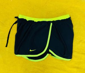 Nike Running Shorts Black Neon