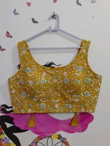 🆕 💛Embroidered Lehenga Pant Set