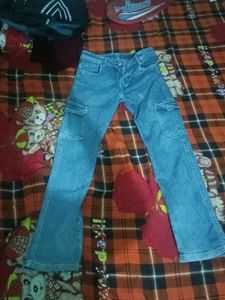 Blue Flare Jeans